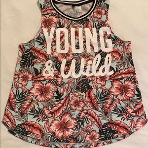 H&M Divided Tropical Floral top